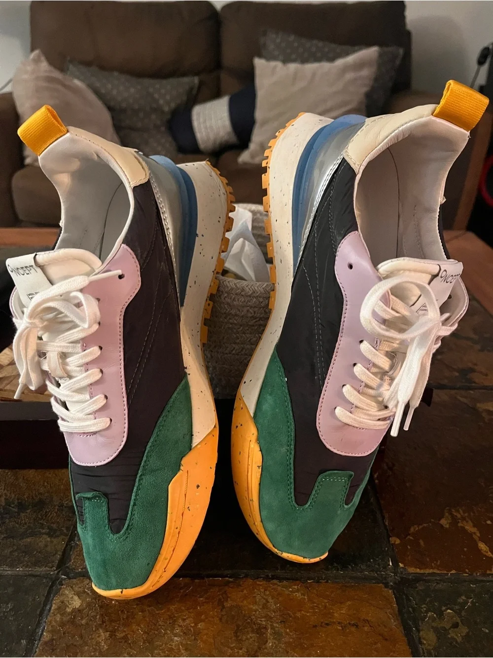 Oncept Brooklyn Sneaker - Green/Lavender/Black